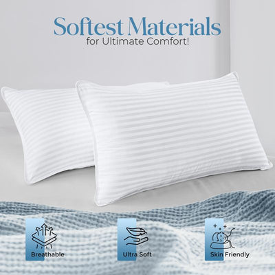 PureSnooze Signature Pillows – Luxurious Breathable Comfort, Made for All Sleep Styles